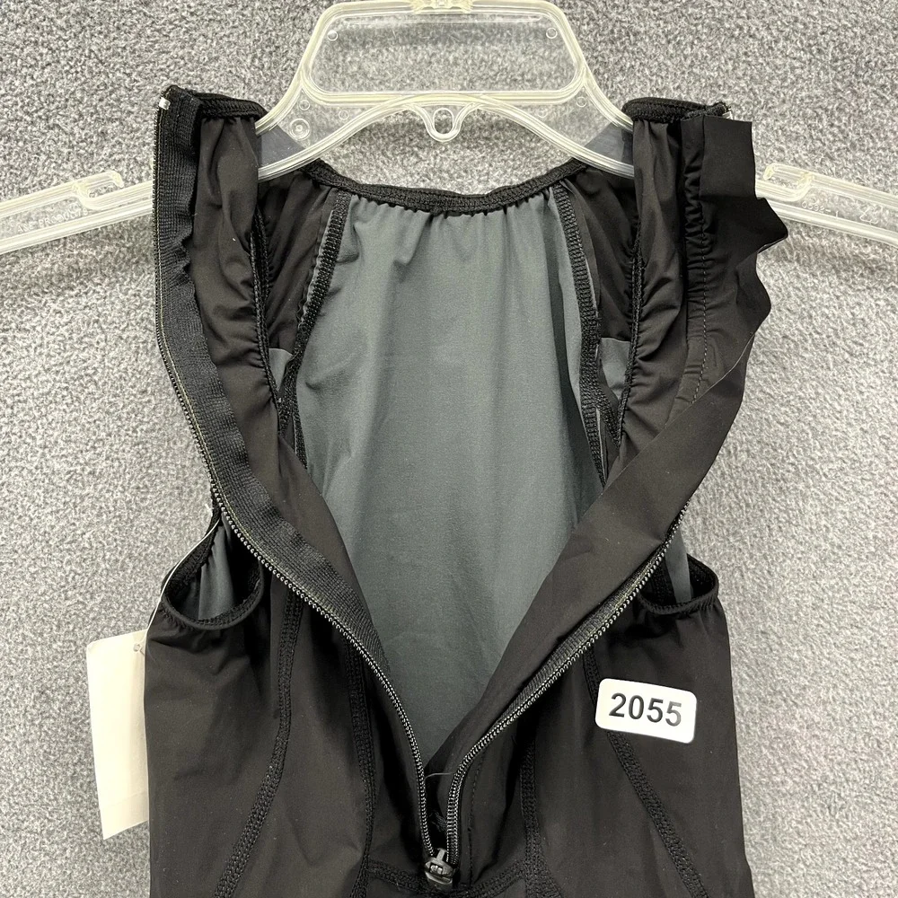 TYR Tri Suit Swim Men's 26 Black Short John Back full Zip Triathlon outdoor - Picture 12 of 14